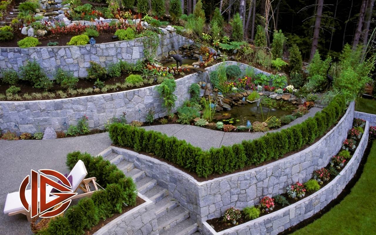 How to install retaining wall drainage with a safe daylight outlet and riprap