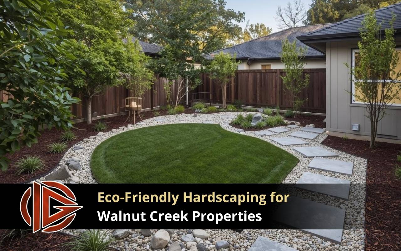 Sustainable hardscaping ideas for Walnut Creek backyard design