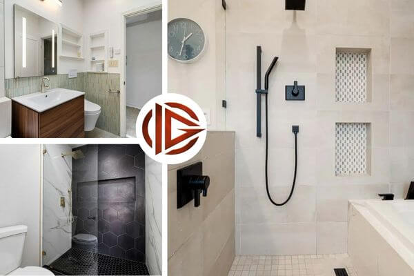 Modern bathroom remodeling in Oakland CA with glass shower