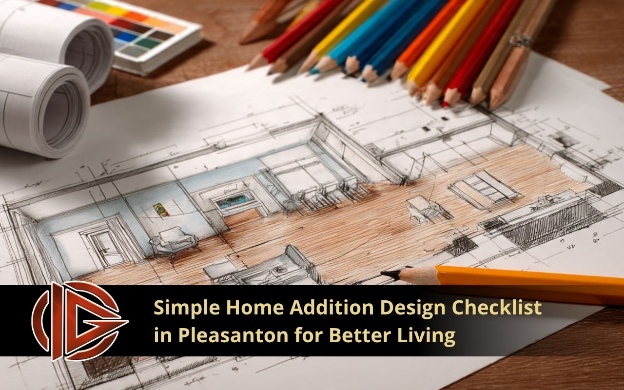 home addition design checklist in Pleasanton for planning a functional new living space