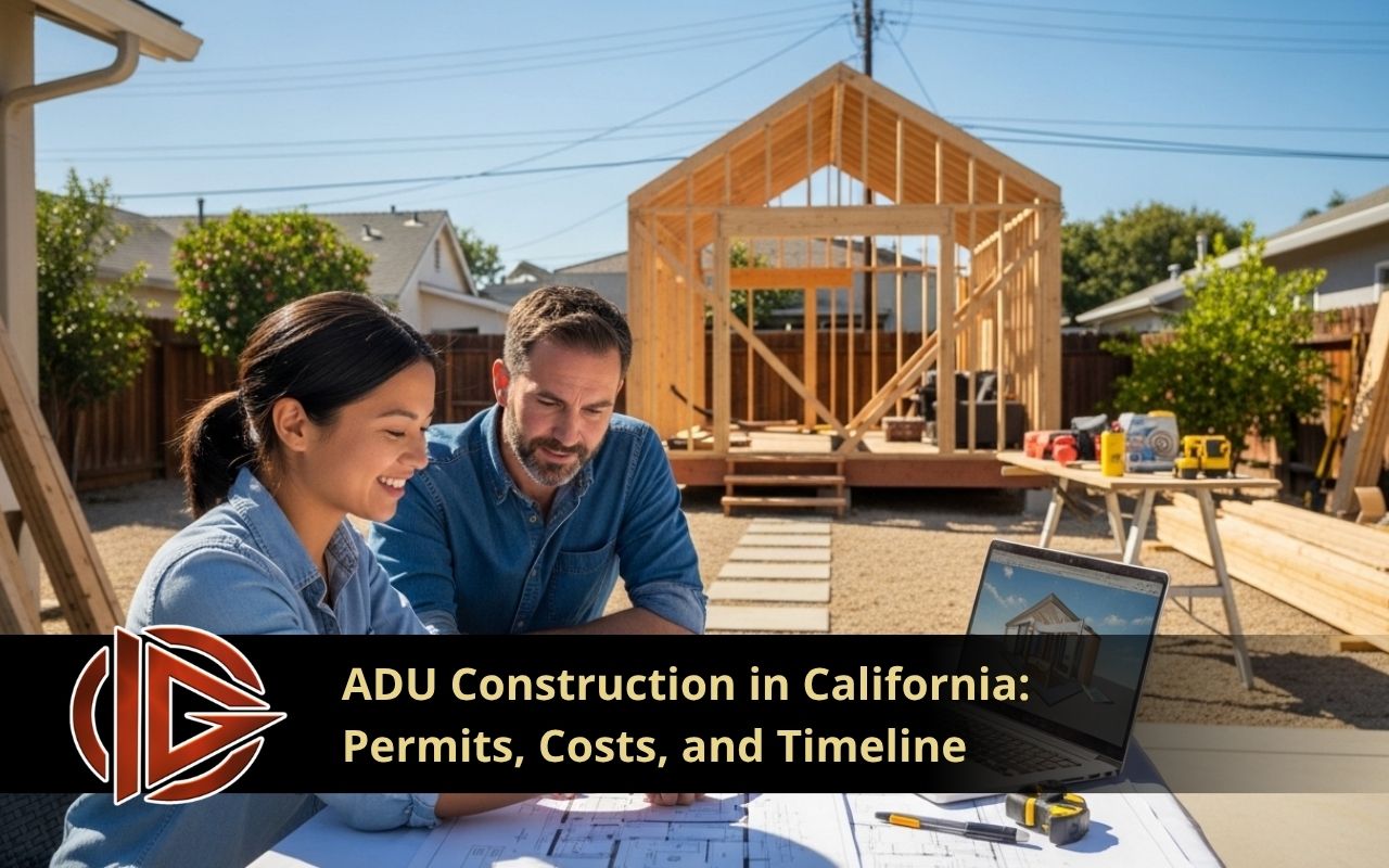 Backyard unit for ADU construction in California
