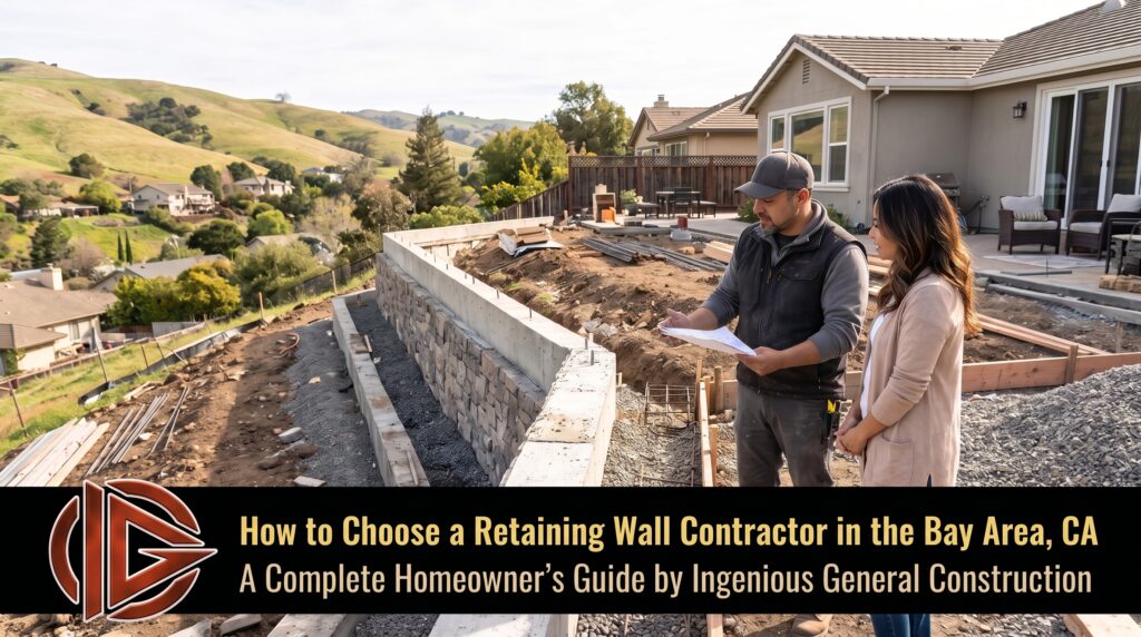 How to Choose a Retaining Wall contractor in the Bay Area, CA